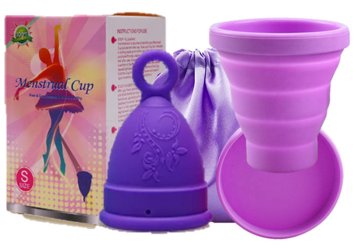 Copa Menstrual De Aro+ Vaso Esterilizador+ Bolsa