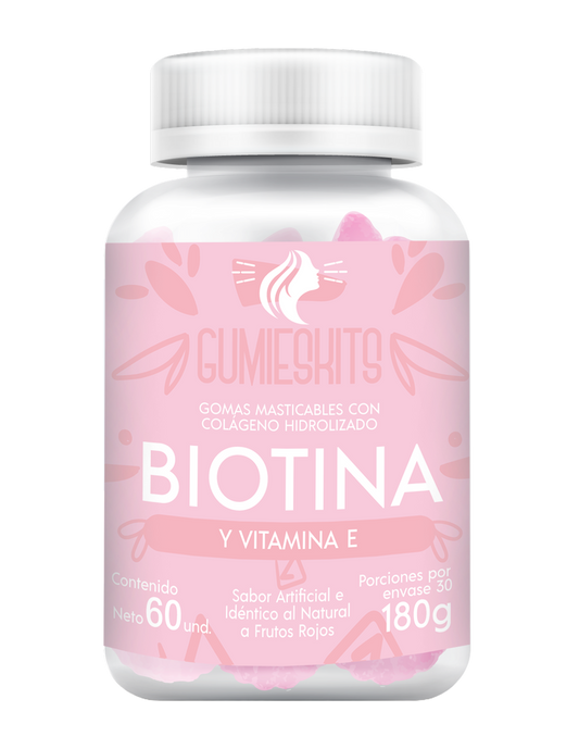 Gomitas Biotina + Vitamina E x 60 unid