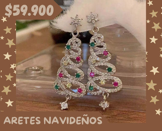 Aretes Navideños