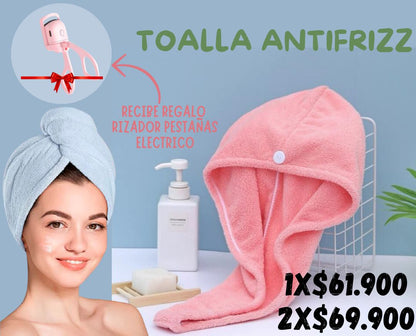 toalla anti frizz