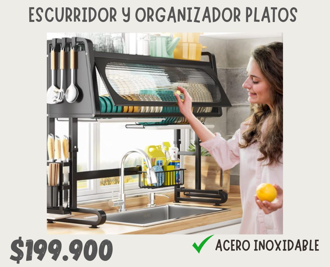 Escurridor Y Organizador Platos