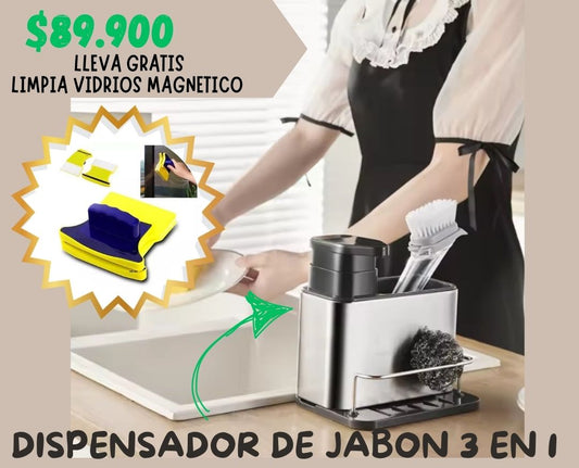 Dispensador de Jabón y Organizador