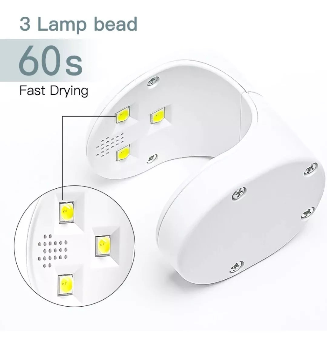 Compact Nail Dryer Lamp