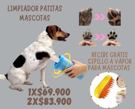 Limpiador Patitas Mascotas