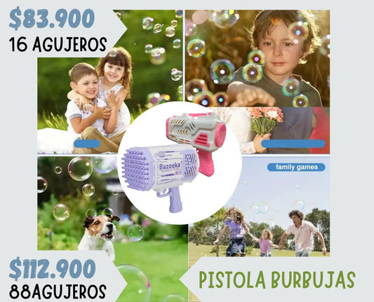 Pistola Burbujas