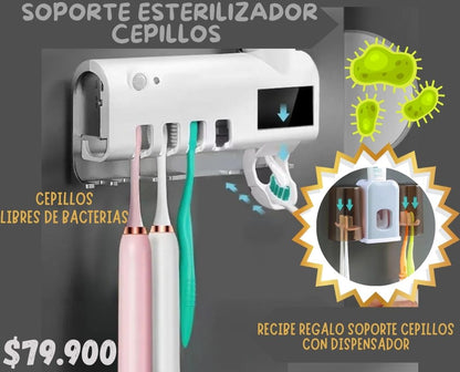 Soporte esterilizador de cepillos